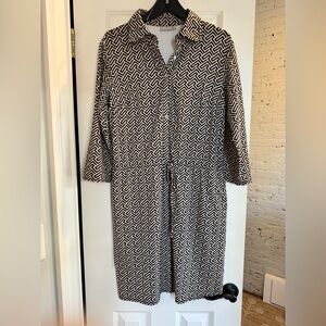 Ellie Kai collared shirt dress, size 10